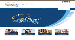 Desktop Screenshot of angelflightne.org